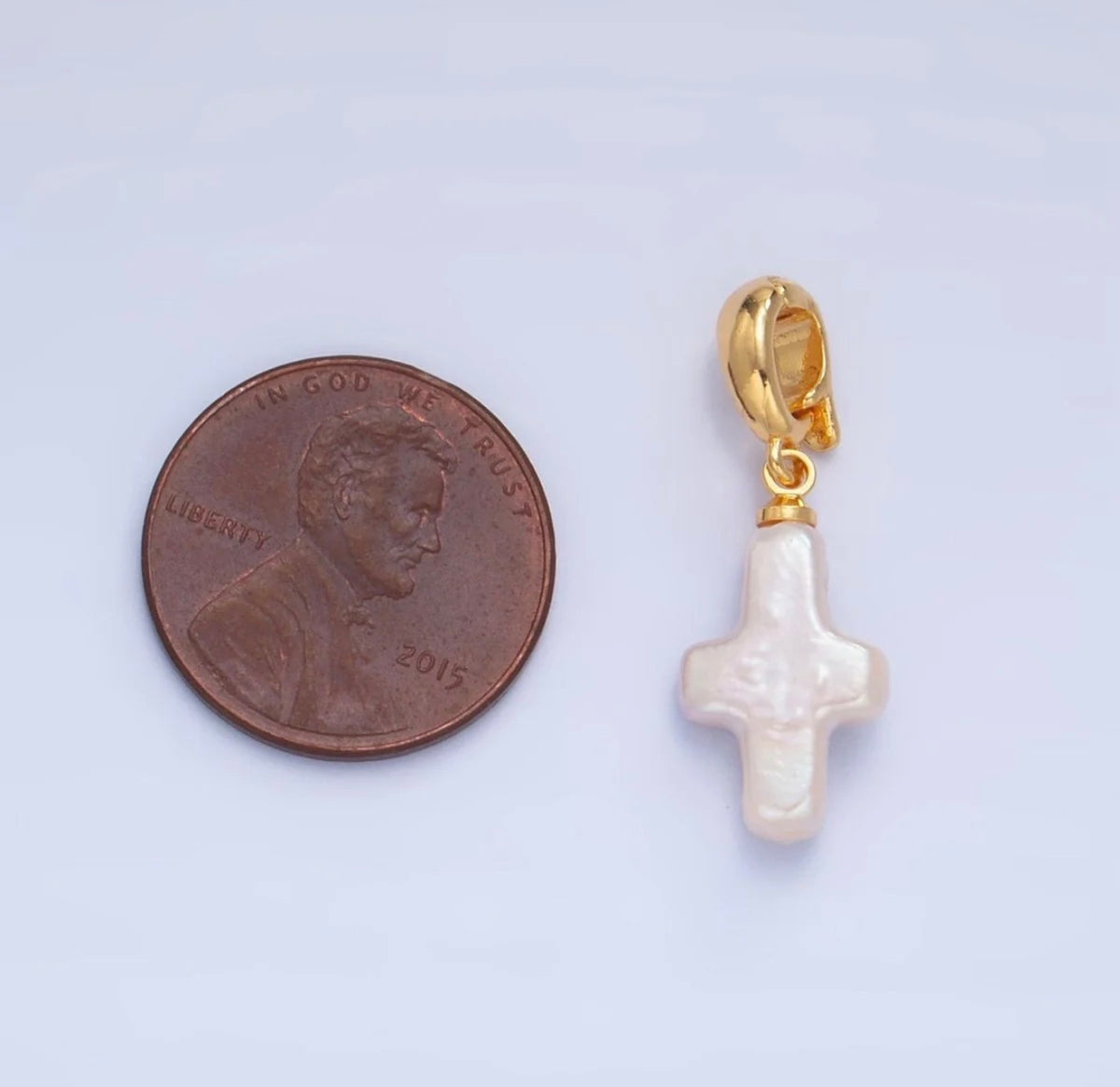Pearl Cross (Gold)